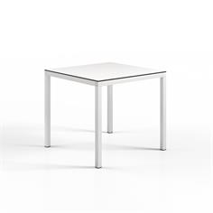 HYBRID MESA 70X70 ALU. BLANCO/FENOLICO BLANCO