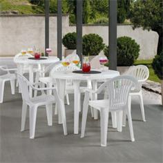 BRAGA MESA RESINA 90Ø BLANCA 2
