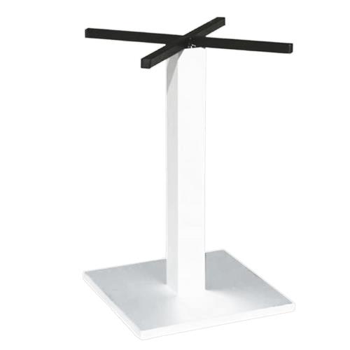 VIRGO PIE MESA ALU. BLANCO 45x45x110H