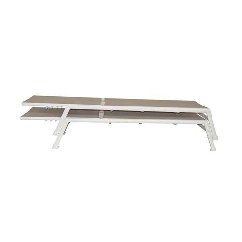 ARPA TUMBONA ALU.BLANCO TEXTILEN BEIGE