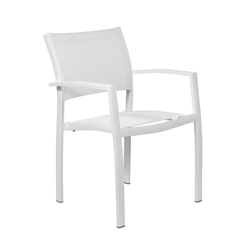 ETNA SILLON ALU. BLANCO TEXTIL BLANCO