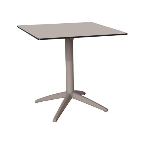 CAFE PIE MESA FIJO PP/FIBRA TAUPE