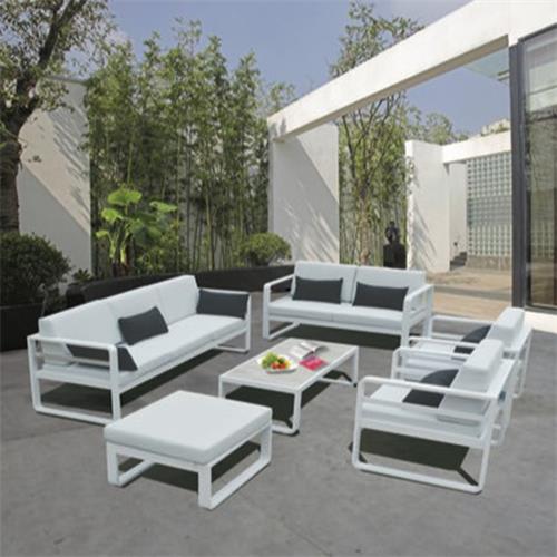 TEKNO MESA CENTRO ALU.BLANCA 120x60x40 LAMAS