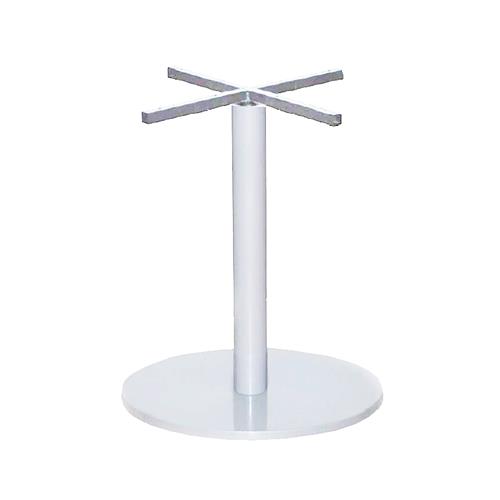 PISCIS PIE MESA ALU. BLANCO 45Øx72H