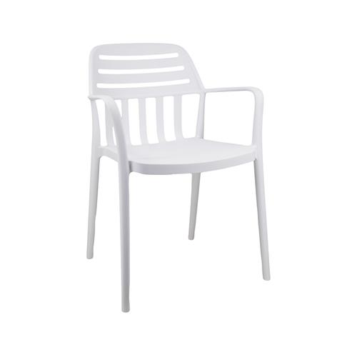 LAOS SILLA C/BRAZOS PP/BLANCO 70029