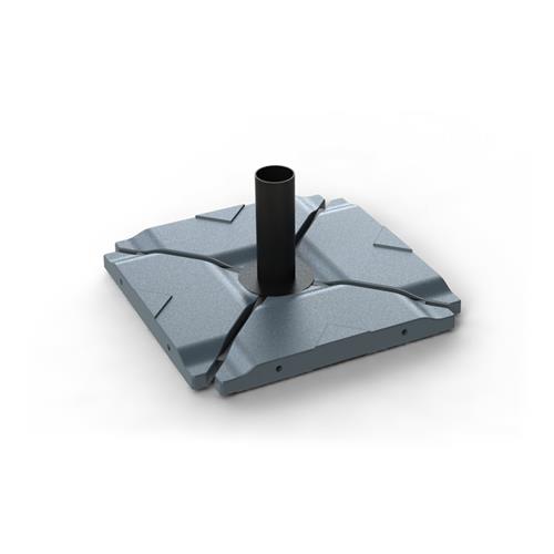 BASE PARASOL PIEDRAS 20KGS ANTRACITA-JUEGO DE 2