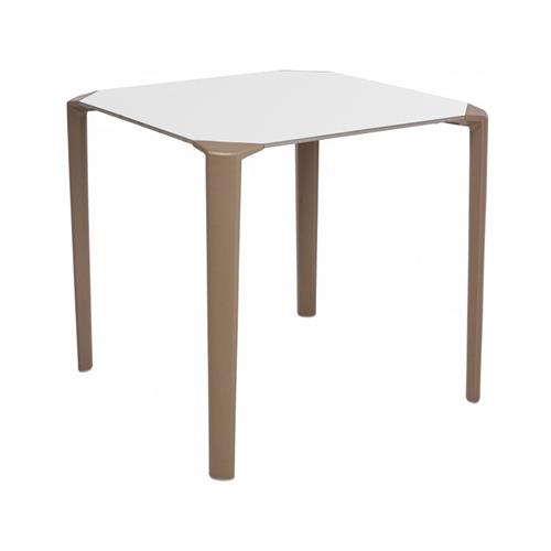 ONE/HALL CONJUNTO MESA Y 4 SILLONES TAUPE