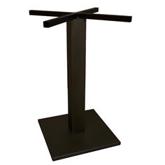 VIRGO PIE MESA ALU. NEGRO 45X45x72H 2