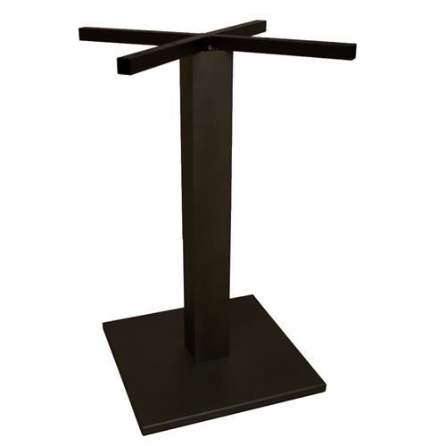 VIRGO PIE MESA ALU. NEGRO 45X45x72H