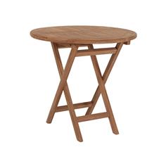NEW MESA REDONDA PLEGABLE TECA Ø80CM