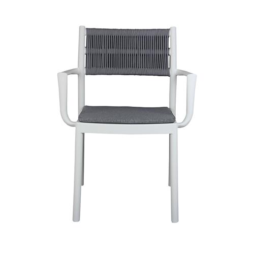 FLORENCIA SILLON PP/FIBRA BLANCO/GRIS