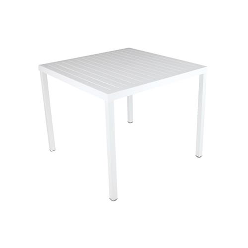TURIN MESA 90X90 TAPA PP/FIBRA BLANCO
