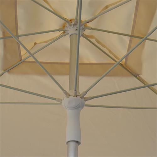 CUADRADO PARASOL ALU. 2x2X10FG8mm TEXTILEN BEIGE
