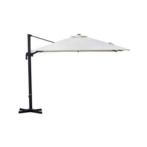 COLGADO PARASOL 3x3 GIRO 360º POLIESTER BEIGE