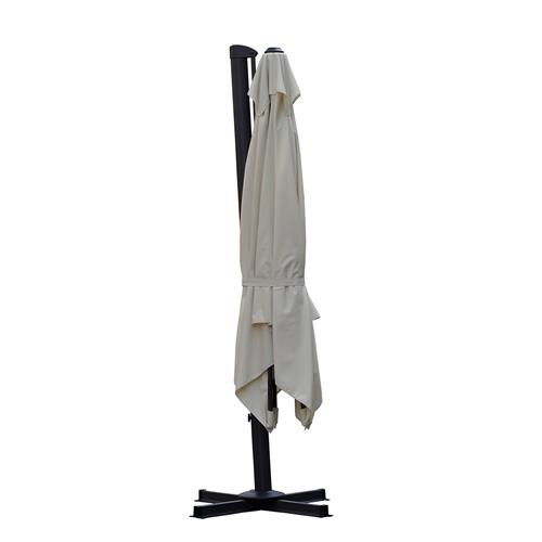 COLGADO PARASOL 3x3 GIRO 360º POLIESTER BEIGE