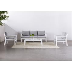 JUNGLE TRESILLO ALU. BLANCO/TPDO. GRIS CLARO