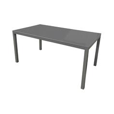 BAVIERA MESA ALU. 160X90 ANTRACITA/CRIS.GRIS CLARO
