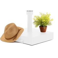 BASE PARASOL RUEDA 30KGS 21-54mm BLANCA 2