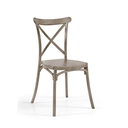 PALMA SILLA PP/FIBRA TAUPE