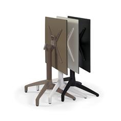 GEMINI PIE MESA PLEGABLE FIJO PP/FIBRA BLANCO 2
