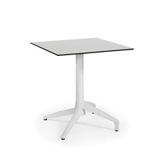 GEMINI PIE MESA PLEGABLE FIJO PP/FIBRA BLANCO